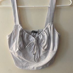 White Shein Crop Top